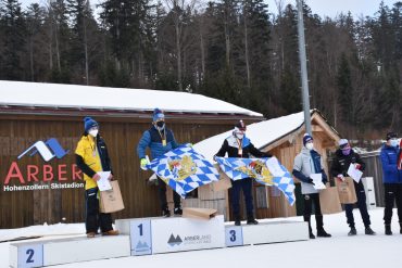 Sieg für Kilian Pfaffinger beim Deutschen Schülercup im Biathlon in Hohenzollern Stadion am Arber
