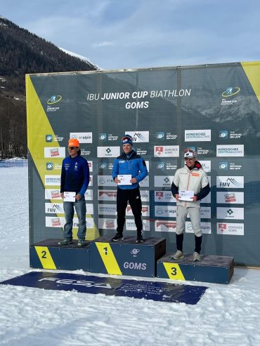 Kilian Pfaffinger gewann im Sprint beim Alpencup in Goms/Schweiz